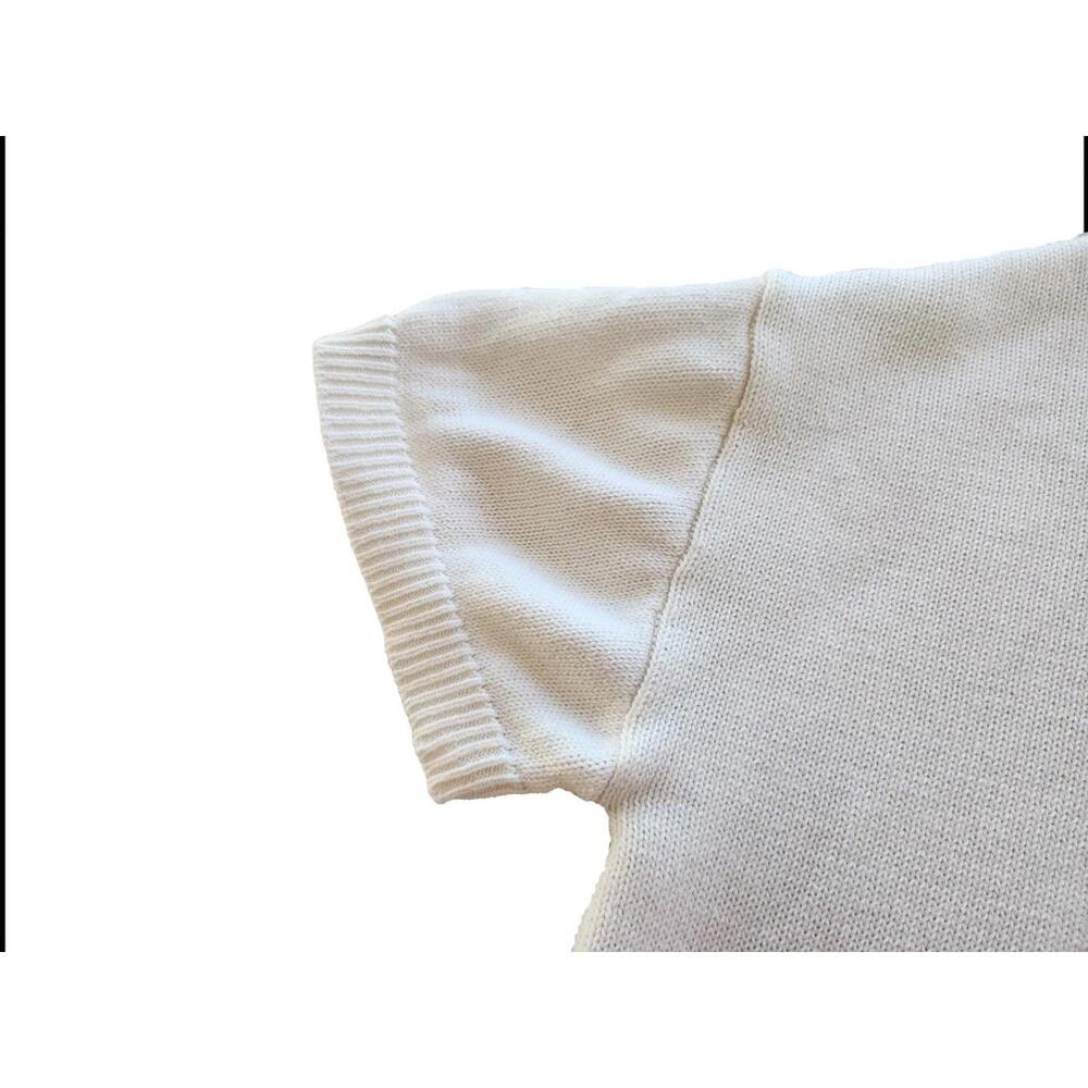 Peanuts White Sand Surf Sun Crewneck Sweater Size XL - Picture 4 of 6
